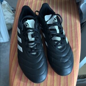 Adidas Men's Black and White Athletic Shoes